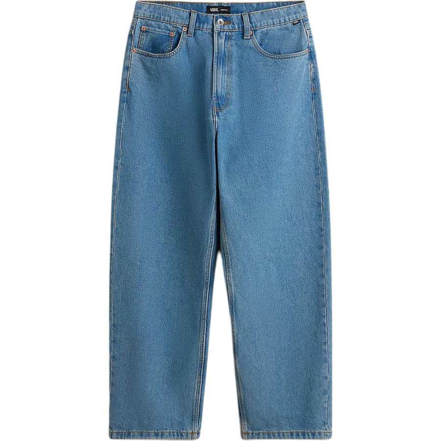 Vans Check 5 Baggy Denim Trousers Jeans Unisex Blue