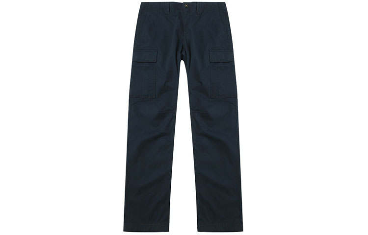 Timberland Casual Pants Men's Dark Blue Moderate Straight Fit Pants