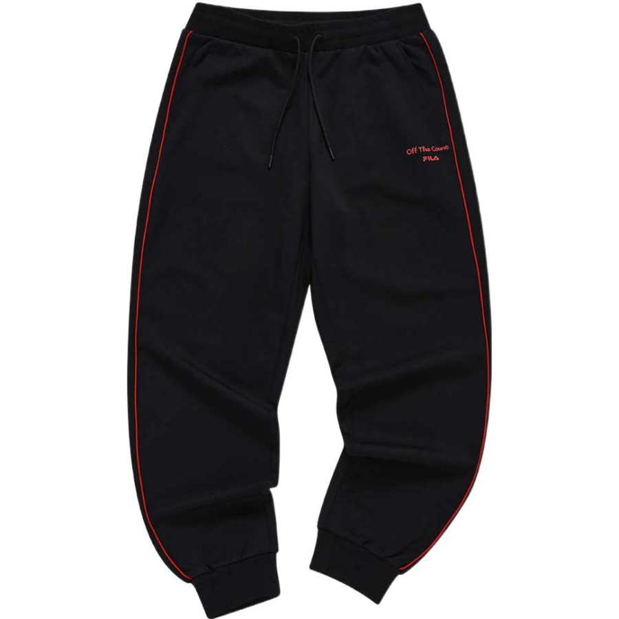 FILA FUSION Knitted Sweatpants Men's Pitch Black