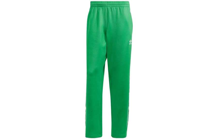 Adidas Originals ADICOLOR Knitted Sweatpants Men's Green Moderate Straight Fit Pants