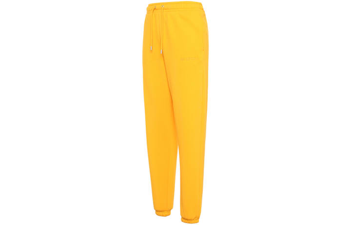 Jordan Jordan Wordmark Knitted Sweatpants Men's Yellow Moderate Cuffed Pants