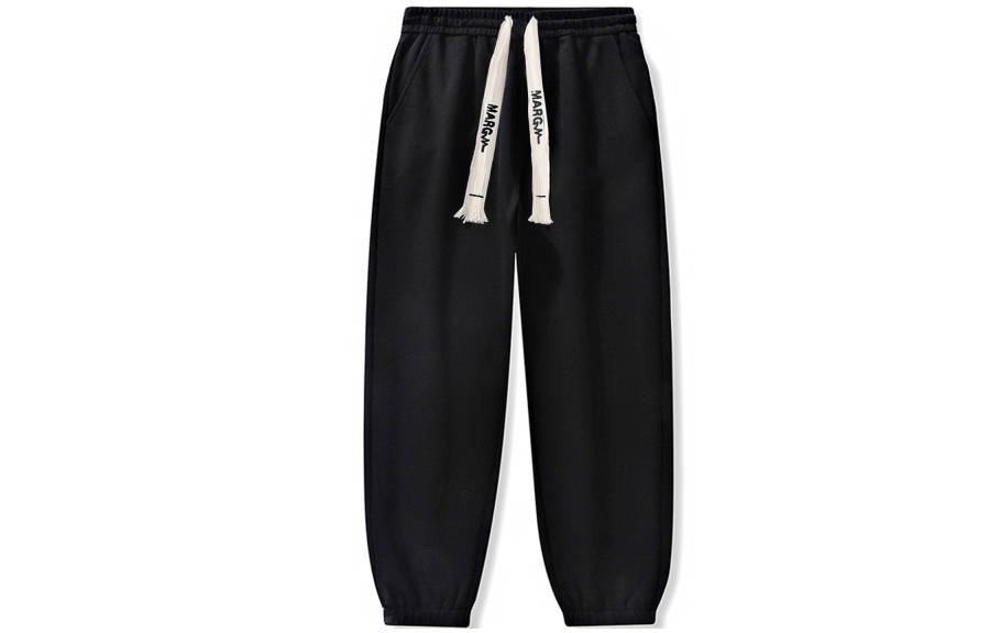 MARGRAF Knitted Sweatpants Unisex Moderate Cuffed Pants