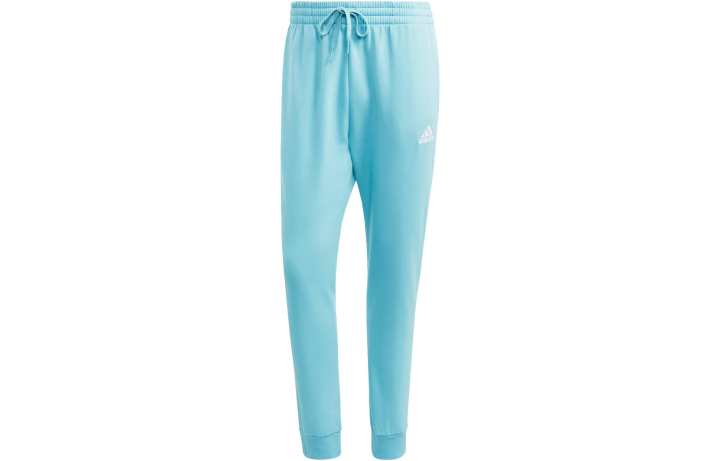 Adidas Adidas Essential Essentials Fleece Regular Tapered Joggers Knitted Sweatpants Men's Blue