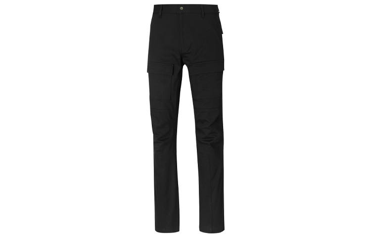 PUMA X Maison Kitsune Casual Pants Men's Black Moderate Straight Fit Pants