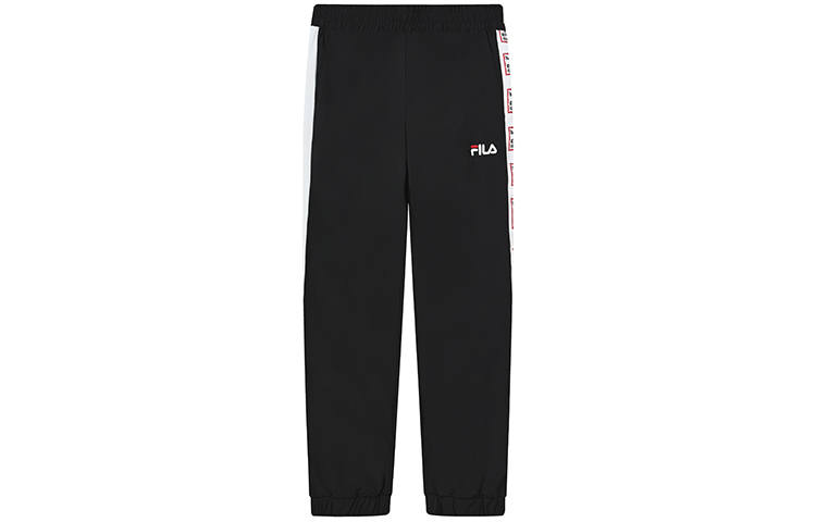 FILA Casual Pants Men's Jet Black Moderate Straight Fit Pants