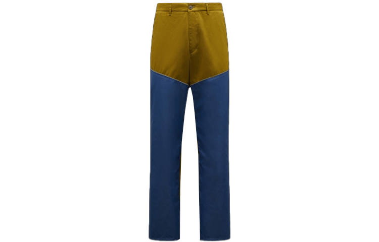 Moncler Casual Pants Men's Olive Green Moderate Straight Fit Pants