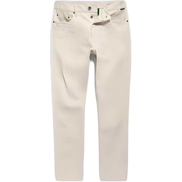 G-STAR RAW G STAR RAW Jeans Men's Ecru Moderate Straight Fit Pants