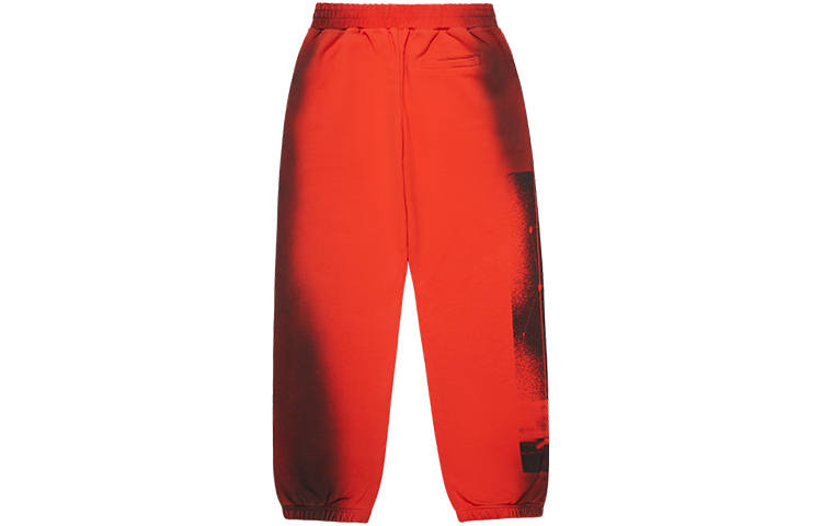 A-COLD-WALL* A COLD WALL* Fleece Lined Letter Block Print Thickened Knitted Sweatpants Unisex