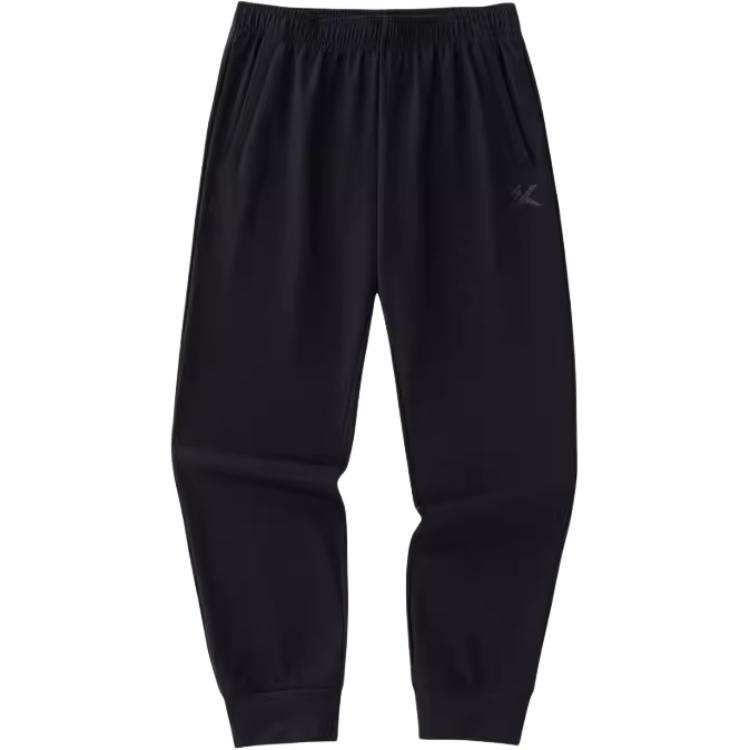 ANTA Anta Basketball Collection Knitted Sweatpants Men's Basic Black