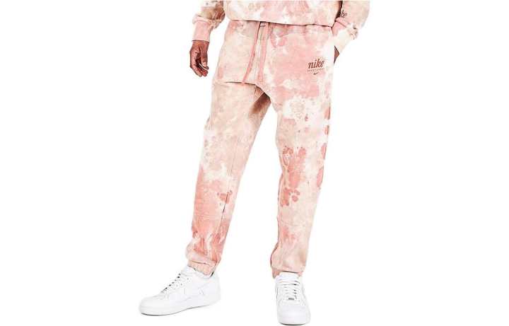 Nike Nike Sportswear Club Casual Pants Men's Pink Moderate Cuffed Pants