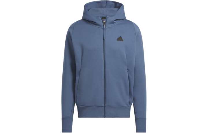 Adidas Adidas Z.N.E. Premium Full Zip Hooded Track Jacket Jackets & Coats Men's Dark Blue