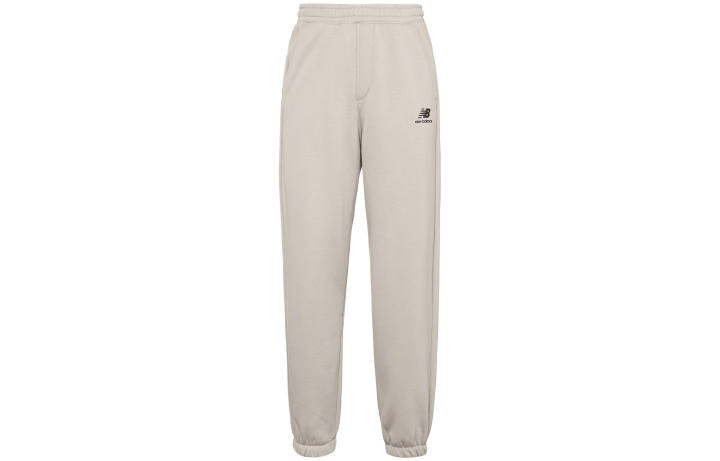 New Balance New Balance Knitted Sweatpants Men's Ecru Thickened Cuffed Pants