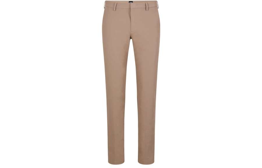HUGO BOSS Casual Pants Men's Light Beige Moderate Slim Fit Pants