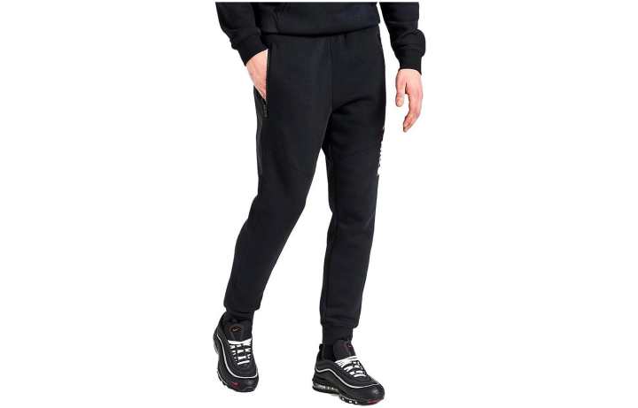 Nike Nike Knitted Sweatpants Men's Black Moderate Cuffed Pants