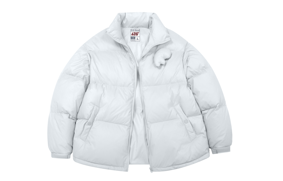 F426 F426 Down Jackets Unisex Stand Collar Moderate Puffer Jacket