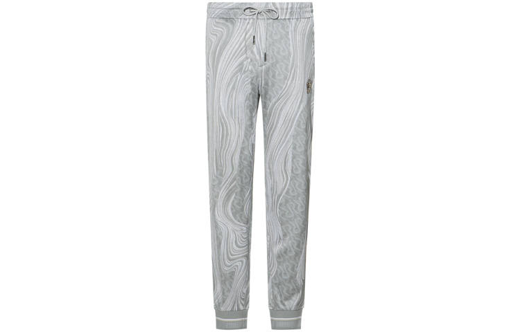 RARE Cuffed Knitted Sweatpants Men's Gray