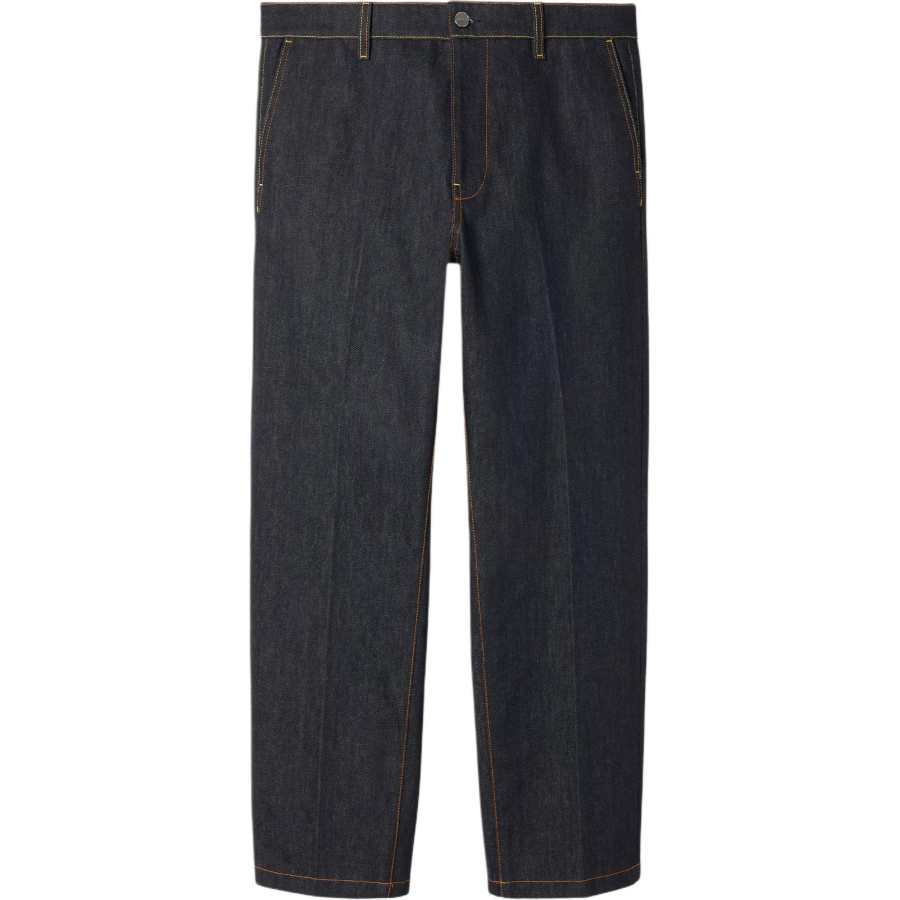 GUCCI Jeans Men's Dark Blue Moderate Straight Fit Pants