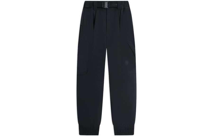 Li-Ning Li Ning Casual Pants Men's Black Moderate Cuffed Pants