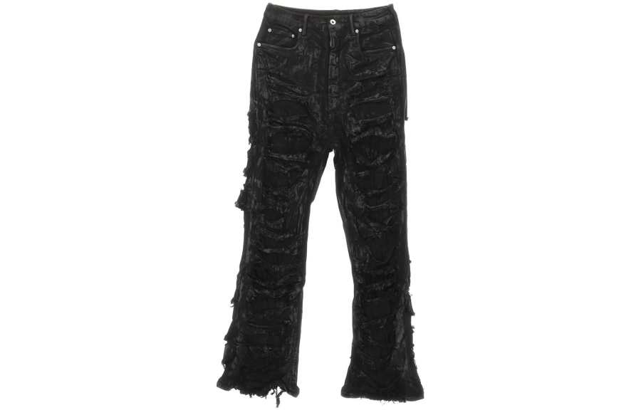 Rick Owens DRKSHDW Geth Distressed Straight-leg Jeans