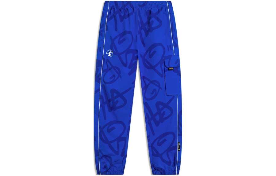 Li-Ning Li Ning x Disney Knitted Sweatpants Men's Bright Blue