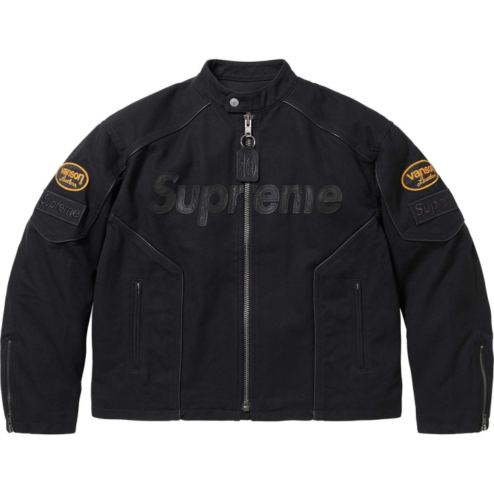 Supreme Supreme Vanson Leathers Cordura Cotton Jacket