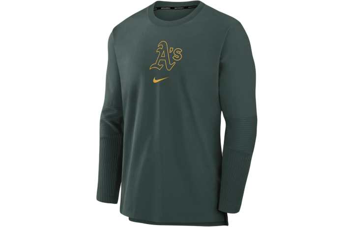 Nike Nike Oakland Athletics Authentic Collection Player Men's Nike Dri FIT Mlb Pullover Jacket