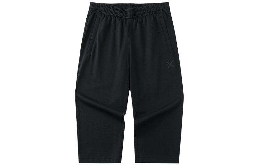 Anta SS22 Straight Fit Pants Casual Pants Fall Men's Black