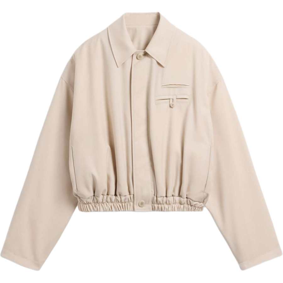 Jacquemus SS25 Blouson Jacket Jackets & Coats Men's Light Beige/Light Beige