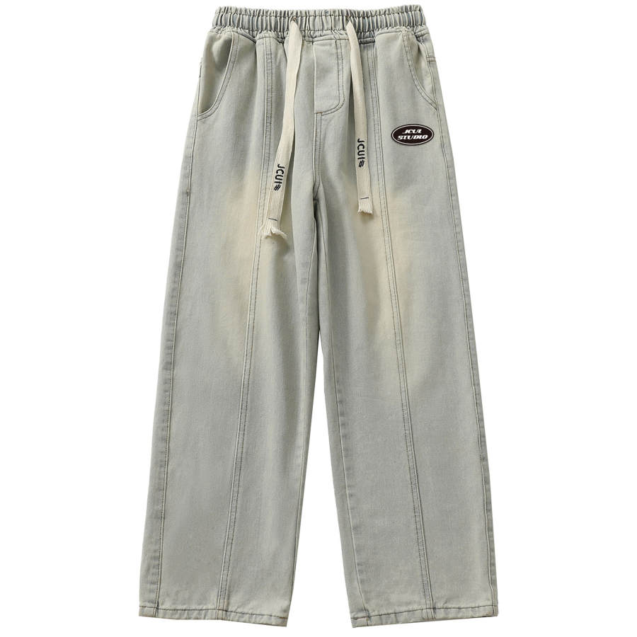 JCUI Jeans Unisex Moderate Straight Fit Pants