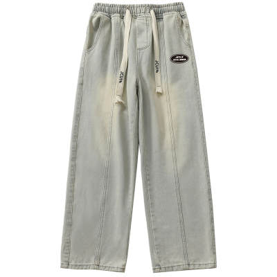 JCUI Jeans Unisex Moderate Straight Fit Pants