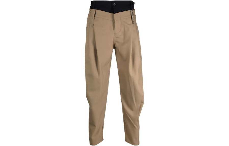 Feng Chen Wang Feng Chen Wang Casual Pants Men's Brown Moderate Other