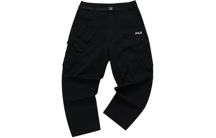 FILA FUSION STREET SPORT Casual Pants Men's Pitch Black Moderate Cargo Pants