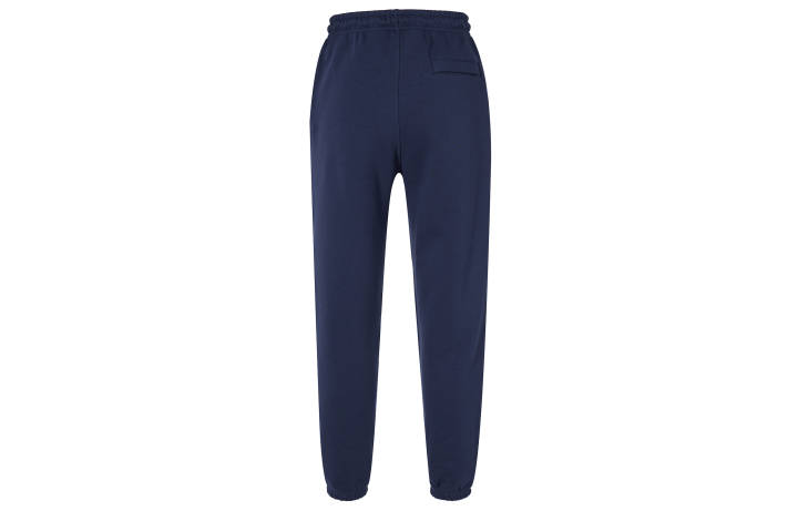 Nike Nike Club Fleece Letter Print Lace Up Casual Elastic Cuff Fleece Lined Knitted Sweatpants Men's Dark Navy Blue