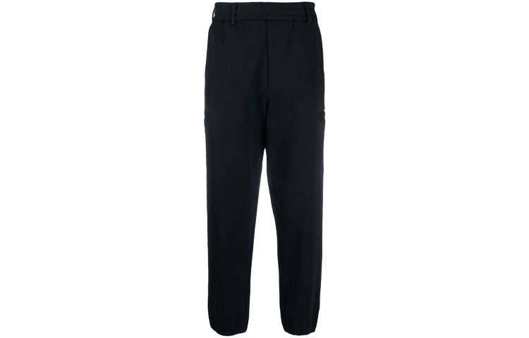 EMPORIO ARMANI Casual Pants Men's Black Moderate Straight Fit Pants