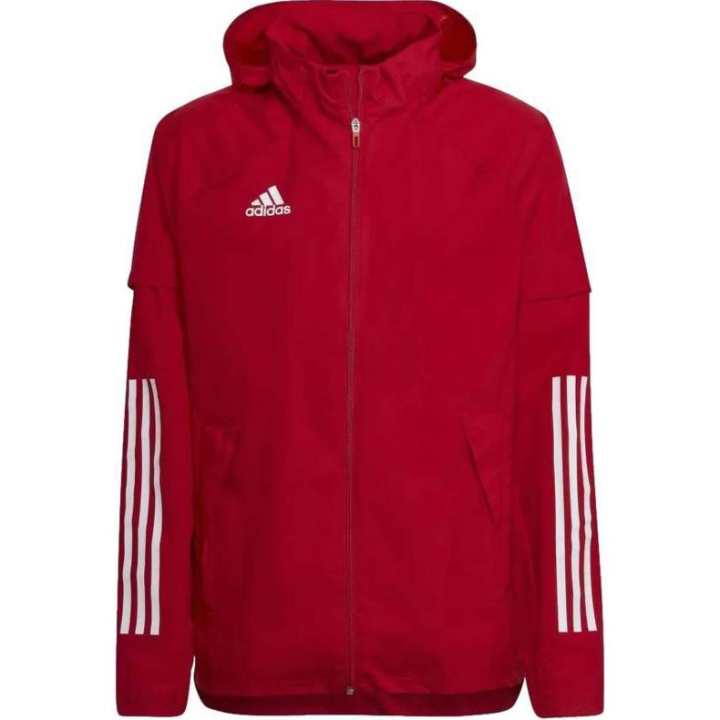 Adidas Adidas Clothing Jackets Men's Red Hooded Moderate Other