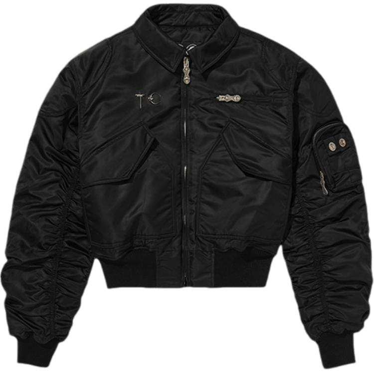 THUG CLUB Bio Soldier FW24 Jackets & Coats Men's Black