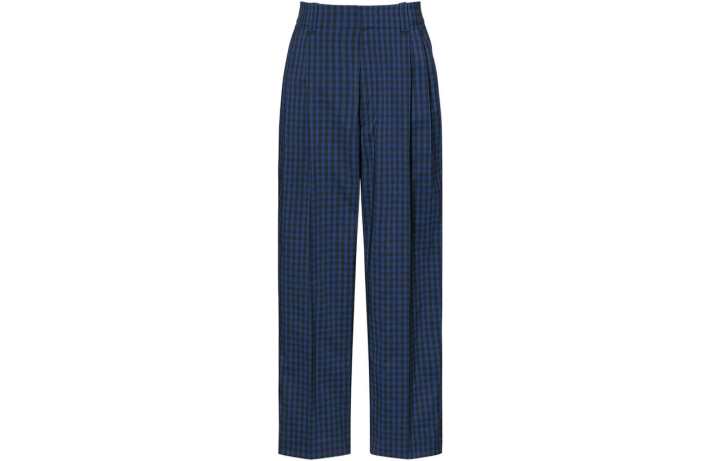 UNIQLO UNIQLO X Marni Wide Fit Check Tuck Pants