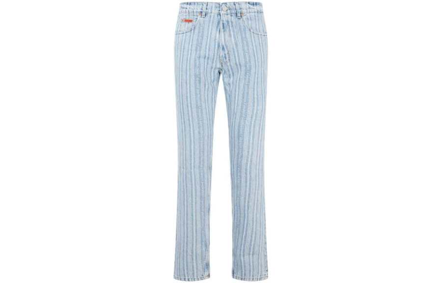 Martine Rose striped straight-leg jeans