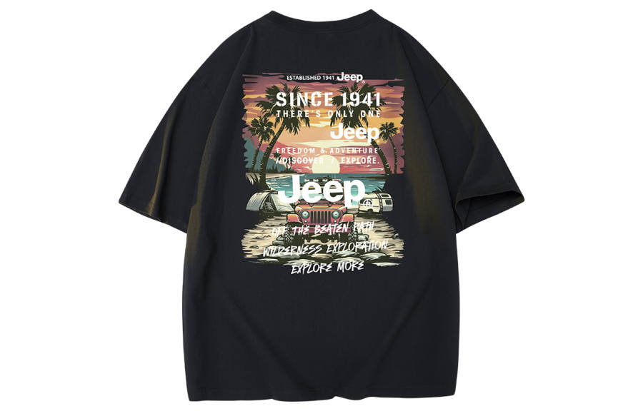 Jeep Garden Forest Lifestyle T Shirt Unisex