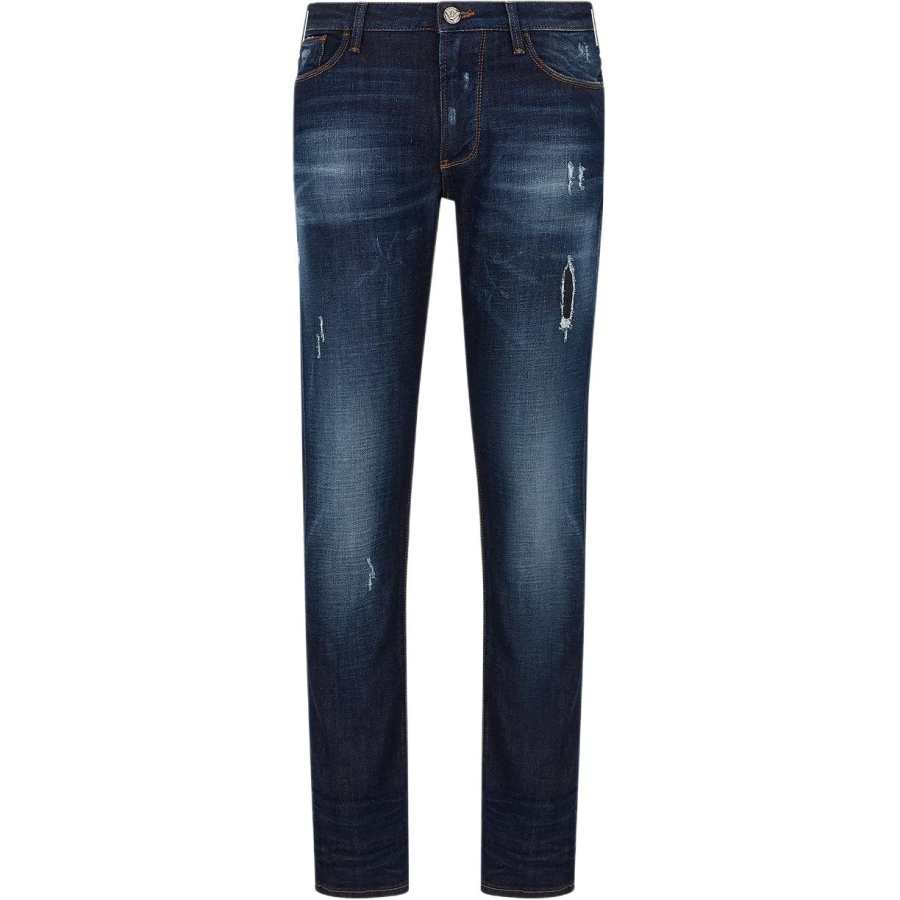EMPORIO ARMANI SS24 Jeans Men's Dark Blue