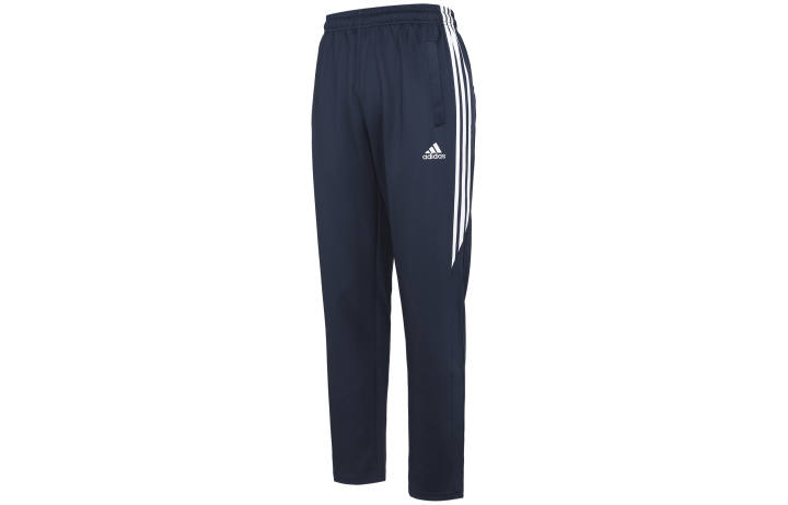 Adidas Adidas Knitted Sweatpants Men's Navy Blue Moderate Straight Fit Pants