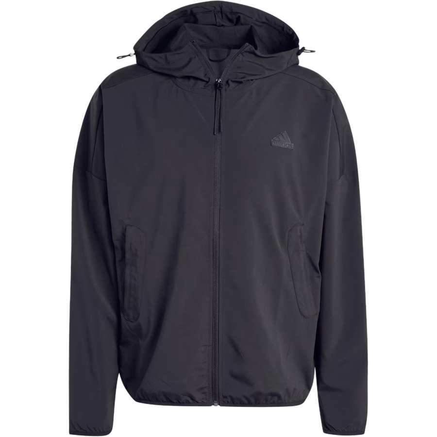 Adidas Adidas CITY ESCAPE WINDBREAKER Trench Coat Men's Black