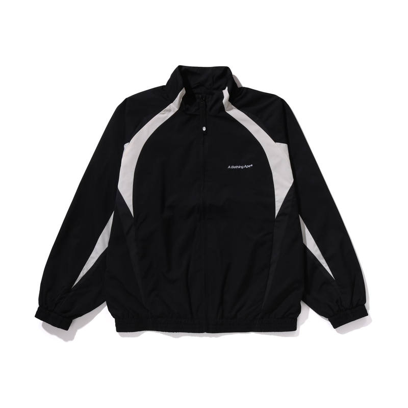 A BATHING APE Bape Bathing Ape Logo Nylon Track Jacket