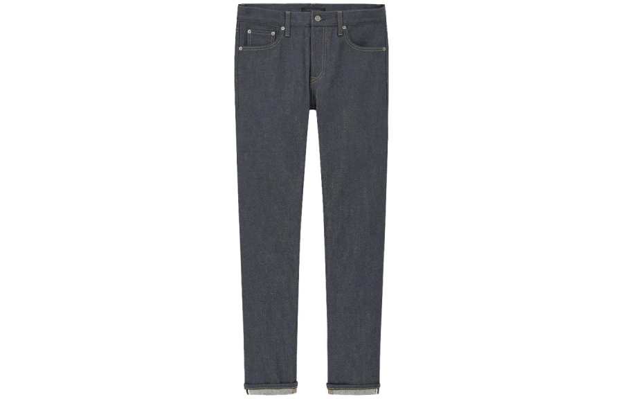 UNIQLO Jeans Men's Navy Blue Moderate Straight Fit Pants