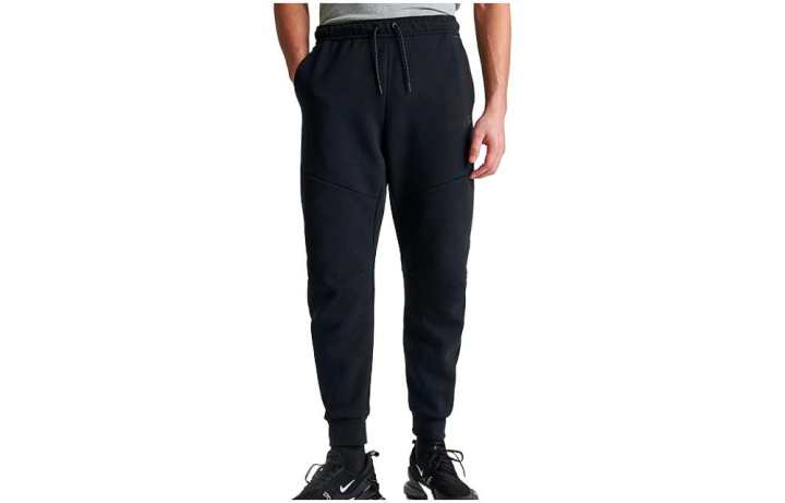 Nike Nike Knitted Sweatpants Men's Black Moderate Cuffed Pants