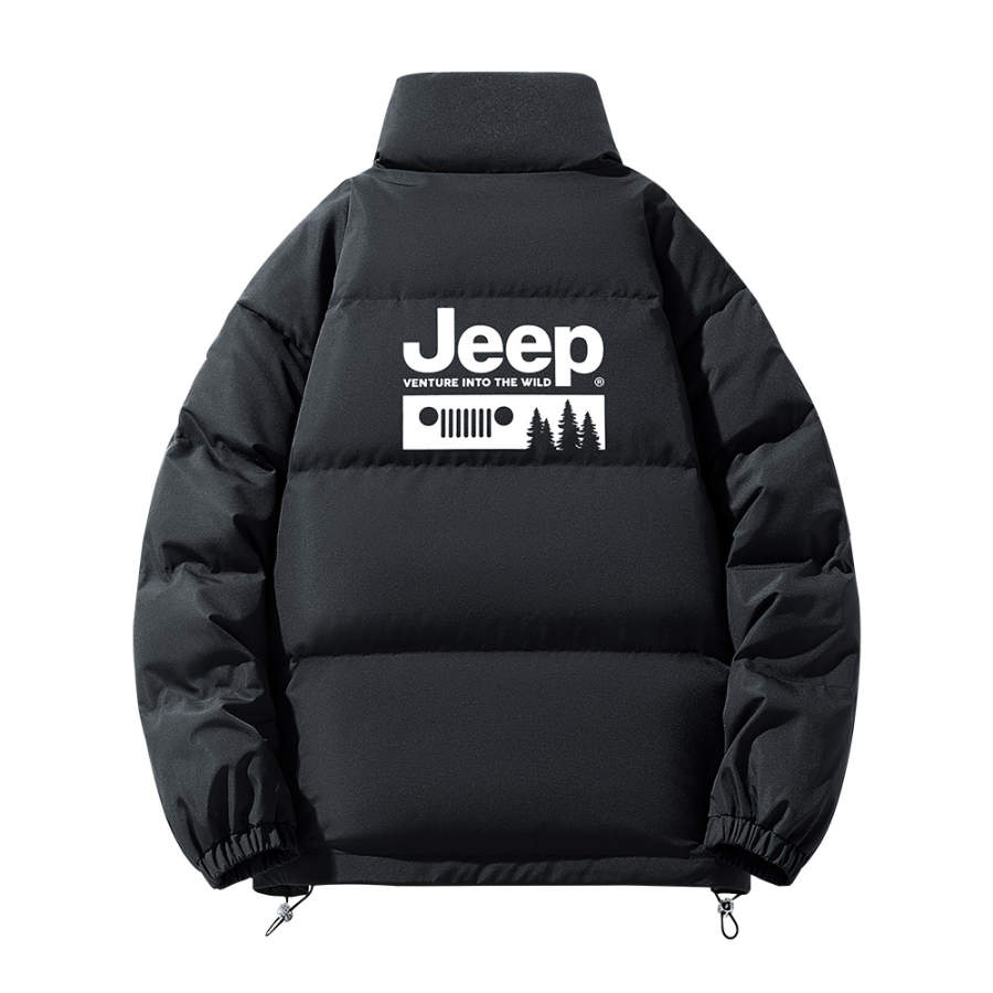 Jeep Jeep Puffer Jackets Unisex Stand Collar Thickened Puffer Jacket