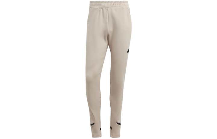 Adidas Adidas Knitted Sweatpants Men's Taupe Moderate Slim Fit Pants