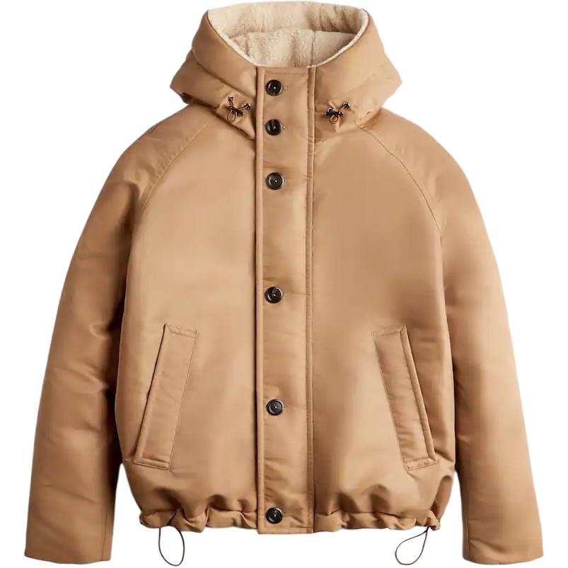 TOD'S FW24 Down Jacket Men's Beige Yellow