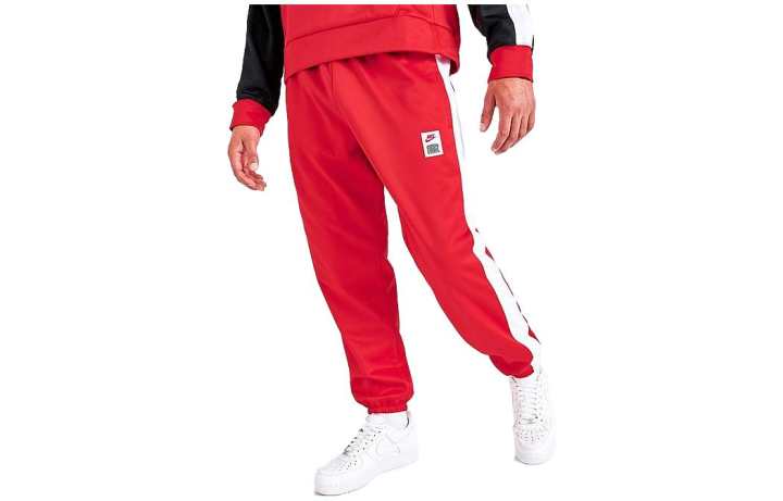 Nike Nike Knitted Sweatpants Men's Red Moderate Cuffed Pants
