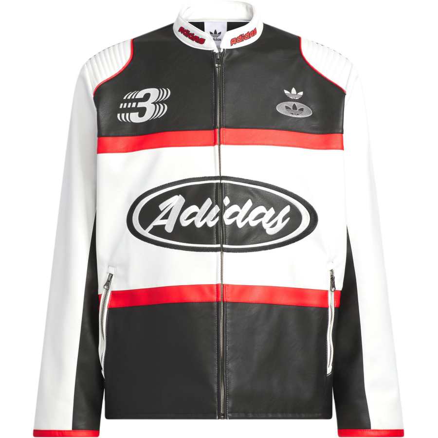 Adidas Originals V DAY RAC PLTR JKT M Jackets & Coats Men's White/Black